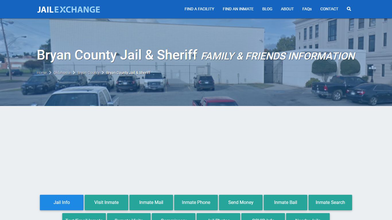 Bryan County Jail & Sheriff Visitation | Mail | Phone ...